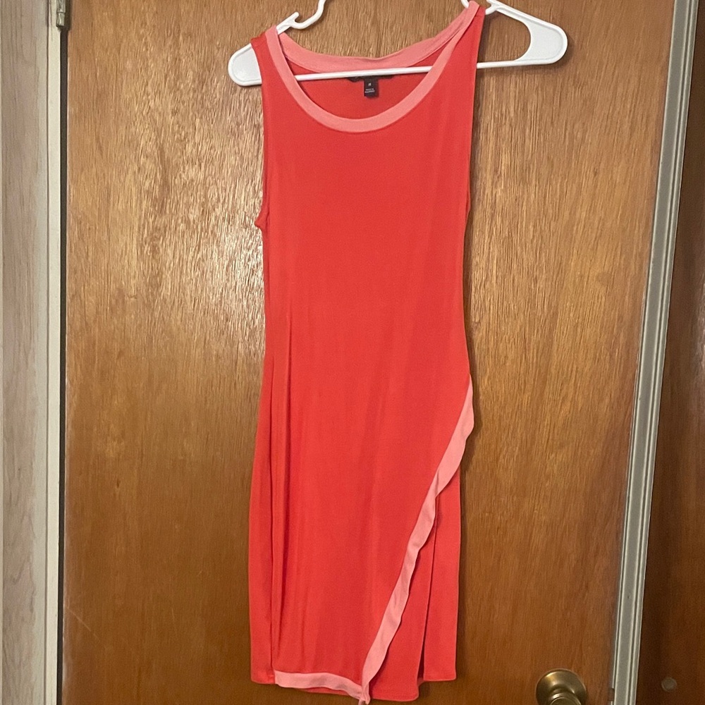 41 Hawthorn Coral Midi Dress